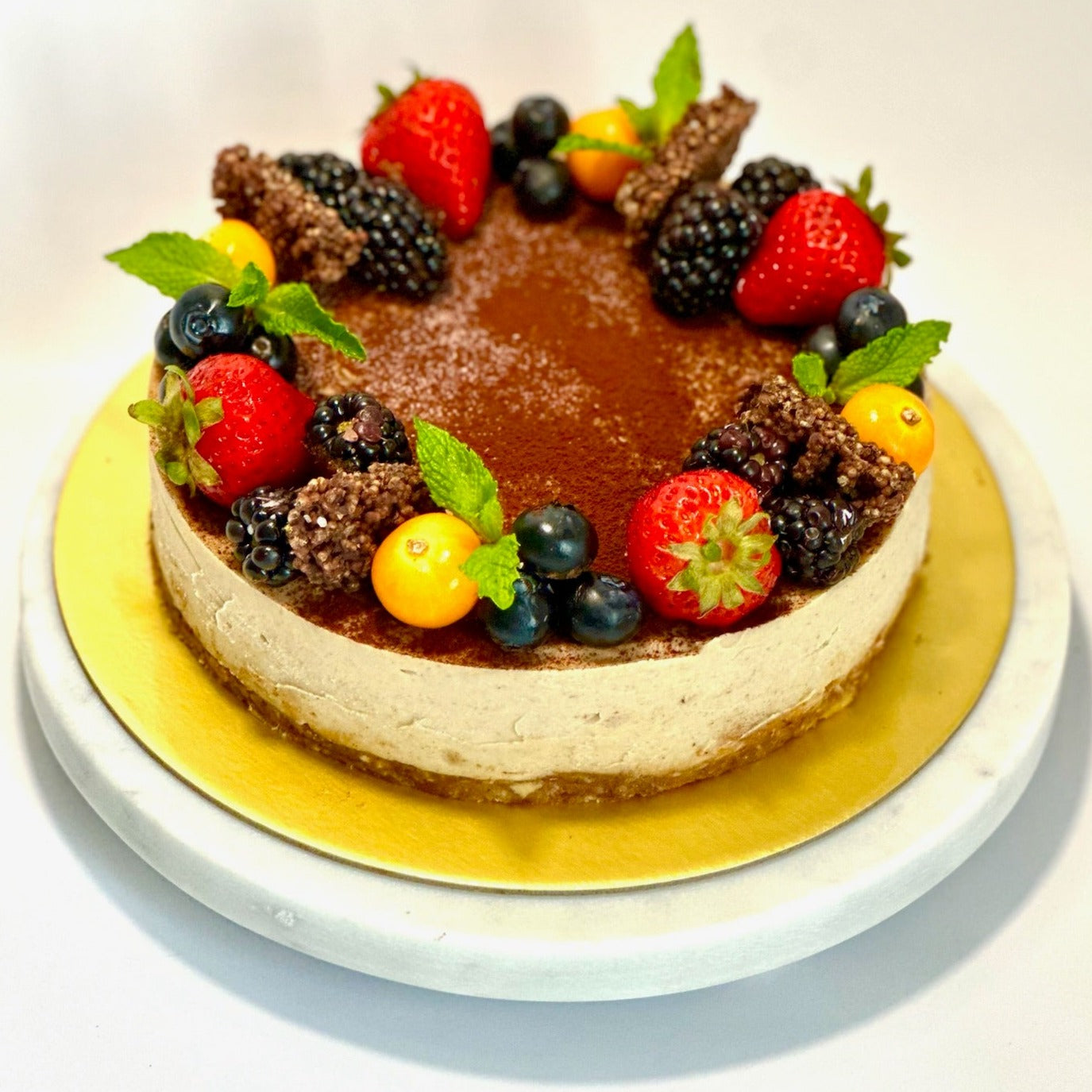 Banana Truffle Sunny Cake