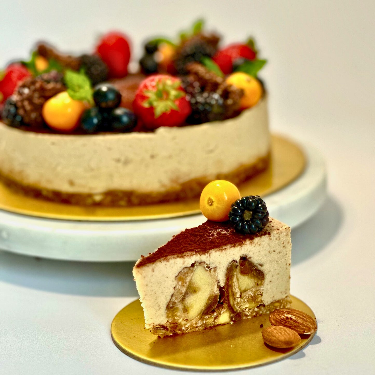 Banana Truffle Sunny Cake
