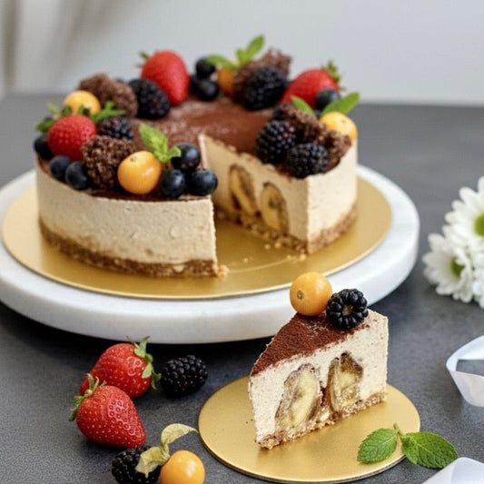 Banana Truffle Sunny Cake