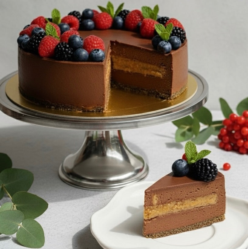 Nutty Caramel Sunny Cake